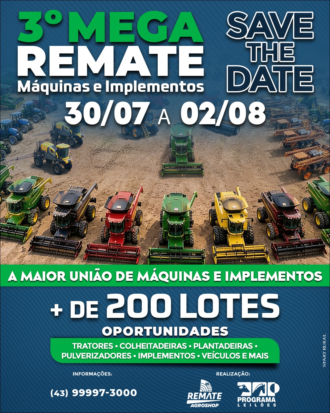 3º Mega Remate Máquinas e Implementos 3º Mega Remate Máquinas e Implementos