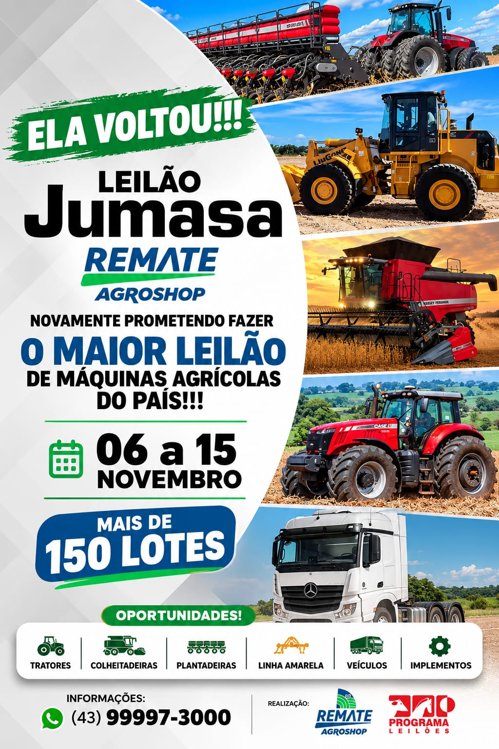 LEILÃO JUMASA LEILÃO JUMASA